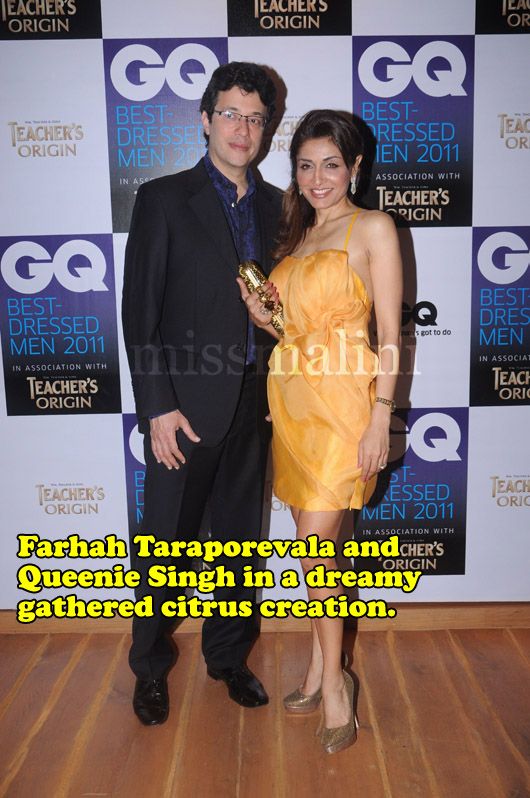 Queenie Singh with Farhad Taraporevala