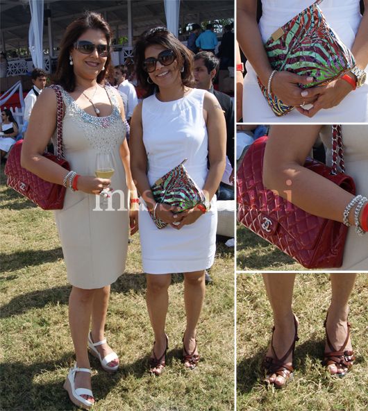 At the Races (Red Chanel Bag)