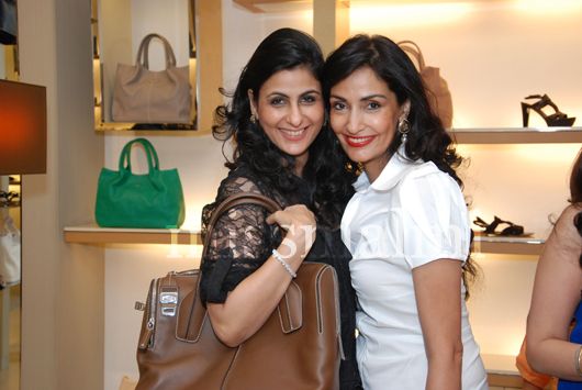 Radhika Kapoor with Tod's D-Bag & Simar Dugal, host for the afternoon