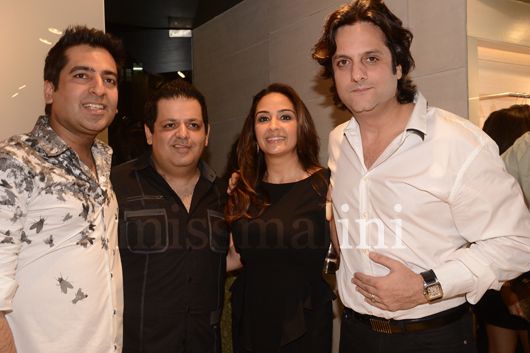 Rahul Khanna, Rohit Gandhi, Fardeen and Natasha Khan