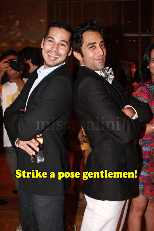 Rahul Khanna and Dino Morea