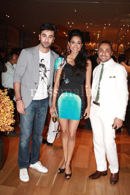 Ranbir Kapoor, Sarah Jane Dias and Rahul Bose