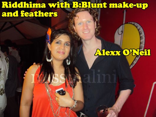 Riddhima with Alexx O'Neil