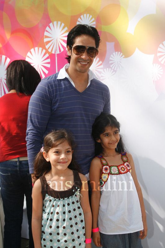 Rohan Lamba with his children