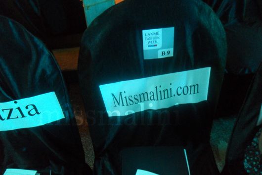 MissMalini's seat :)
