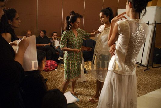 Anita Dongre fitting models