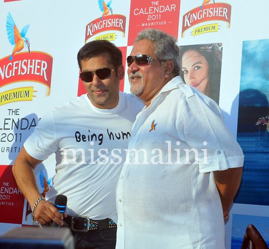 Salman Khan with Dr Vijay Mallya