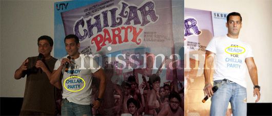 Salman Khan at a Chillar Party press meet