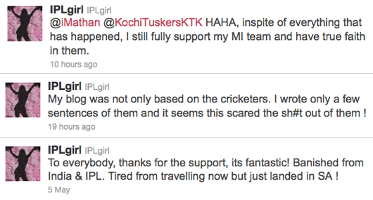 IPL Chucks Cheerleader For Blogging (But Not the Players for Flirting?) This Sounds Like a Case for Wonder Ambani!