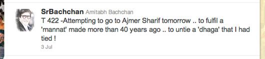 Amitabh Bachchan Visits Ajmer Sharif After 40 Years