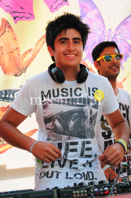 Shaan, the youngest DJ to perform LIVE at Sunburn 2010