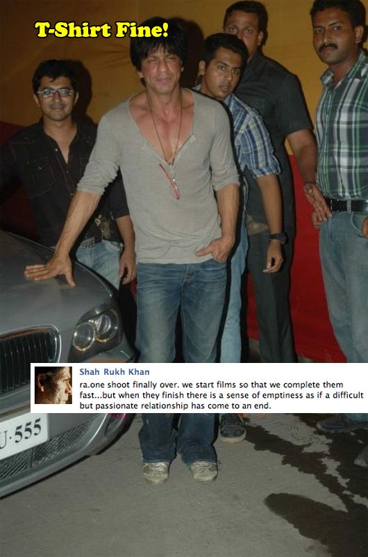 MissMalini’s Fashion Police: Shahrukh Khan’s Chest Cleavage!