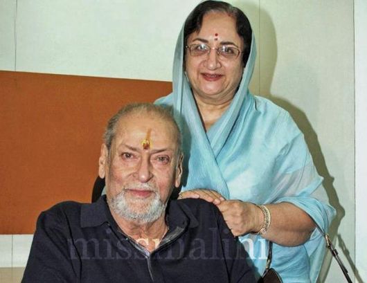 Shammi Kapoor with his second wife, Neela Devi of Bhavnagar