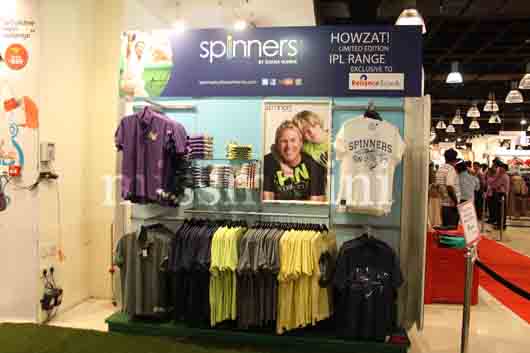 Spinners range on display at Reliance Trends by Shane Warne