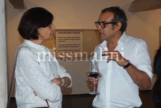 Subodh Gupta with an associate