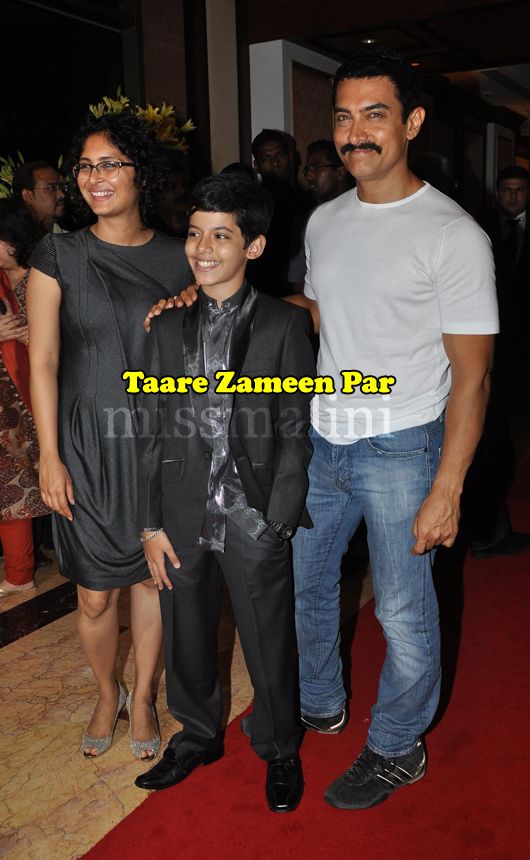 Kiran Rao, Darsheel Safary and Aamir Khan