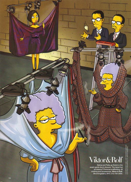 The Simpsons Harper's Bazaar
