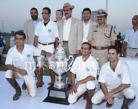 The Winning Team with Police Commissioner Arup Patnaik