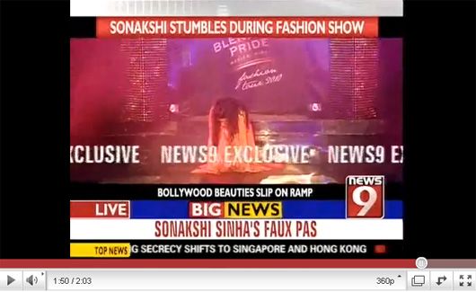 Sonakshi Sinha Misses Another Trip Down the Catwalk.