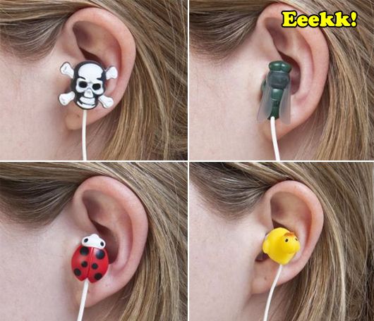 Unusual Earrphones Unusual Earrphones