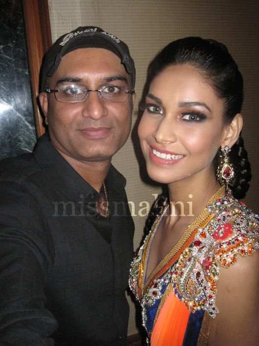 Make-up artist Vipul Bhagat & Ex Miss India Amruta Patki