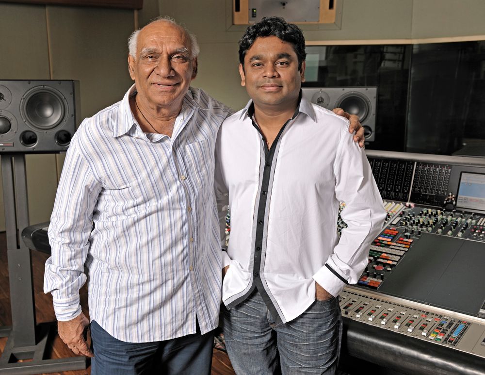 Yash Chopra and A.R.Rahman |Photo courtesy: chakpak