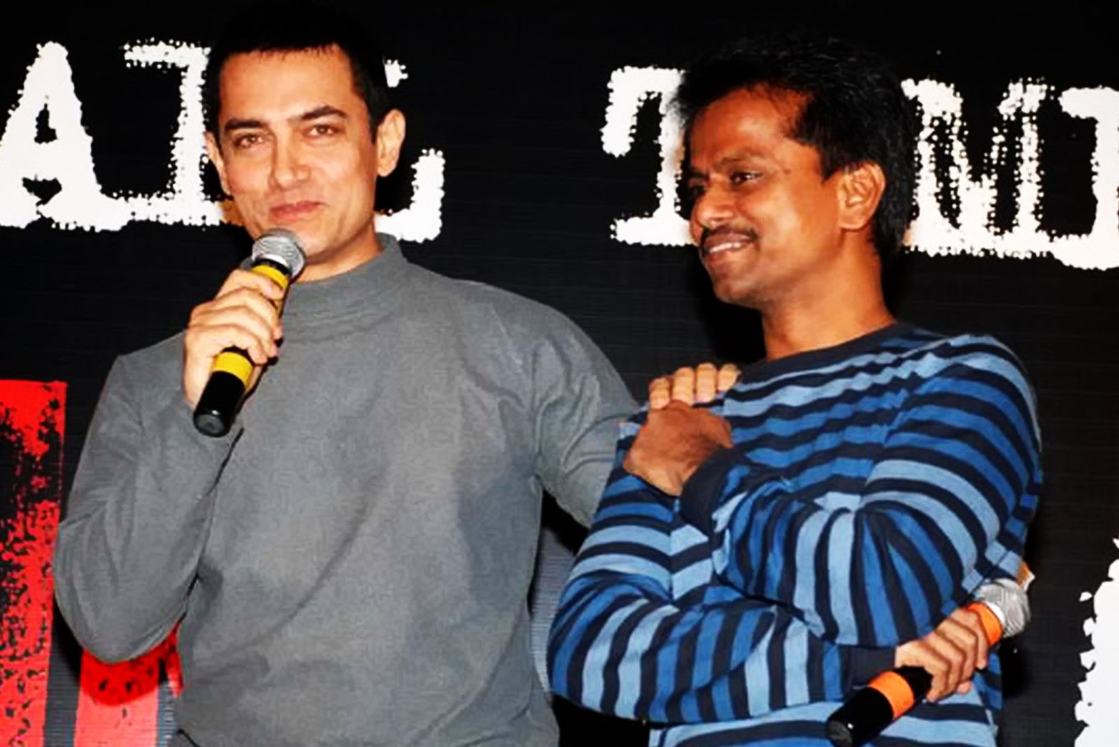 Aamir Khan & A.R. Murugadoss | Photo Courtesy: wiki media