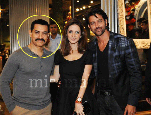 Aamir Khan, Sunny Deol and Rahul Bose. The Many Mustached Men of Bollywood!