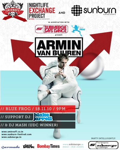 Watch Armin Van Buuren LIVE in Mumbai, Delhi &#038; Bangalore. Win Tickets!