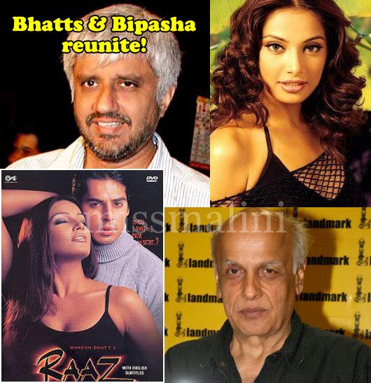 Vikram Bhatt, Bipasha Basu and Mahesh Bhatt come together in Raaz 3