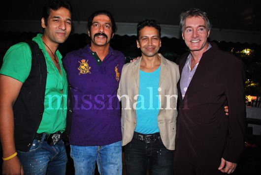 Umesh Pherwani, Chunky Panday, Swaraaj Kapoor and Gary Richardson