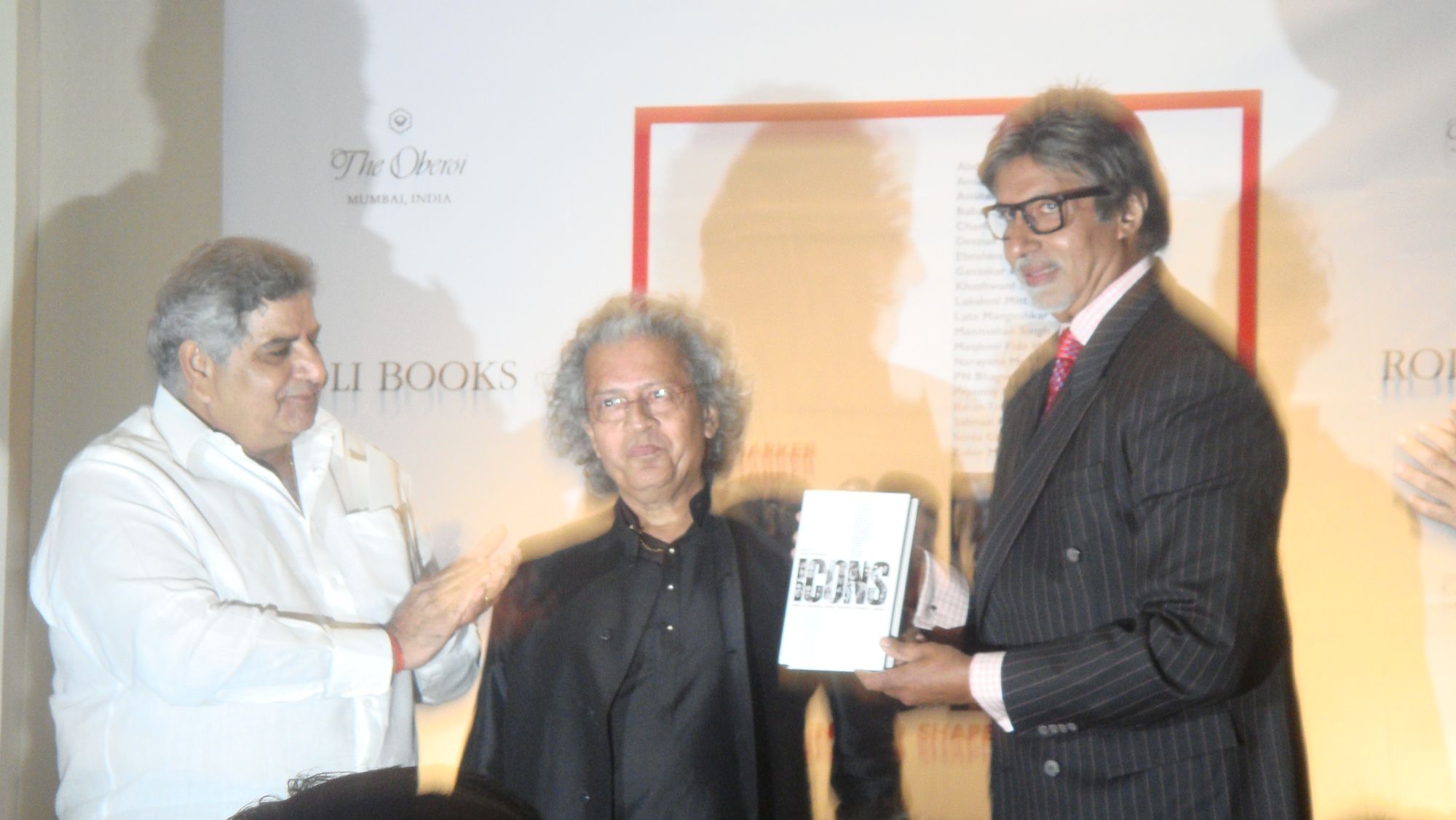 Pramod Kapoor, Anil Dharkar and Amitabh Bachchan