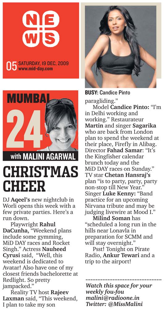 Celebrity Update – Mumbai 24 – Mid Day (Mumbai)