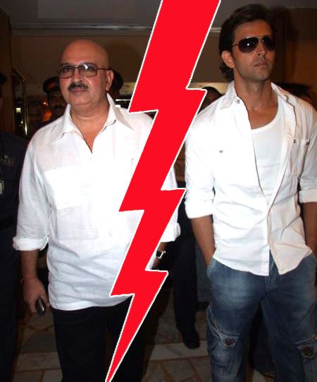 Is Hrithik in the doghouse with Daddy too?