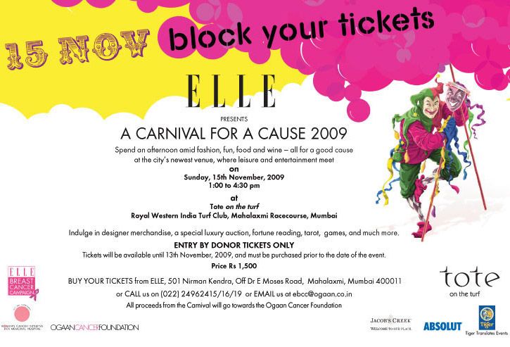 Carnival for a Cause. Coming?