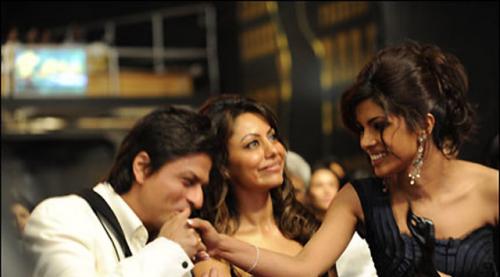 Shah Rukh & Gauri Khan and Priyanka Chopra