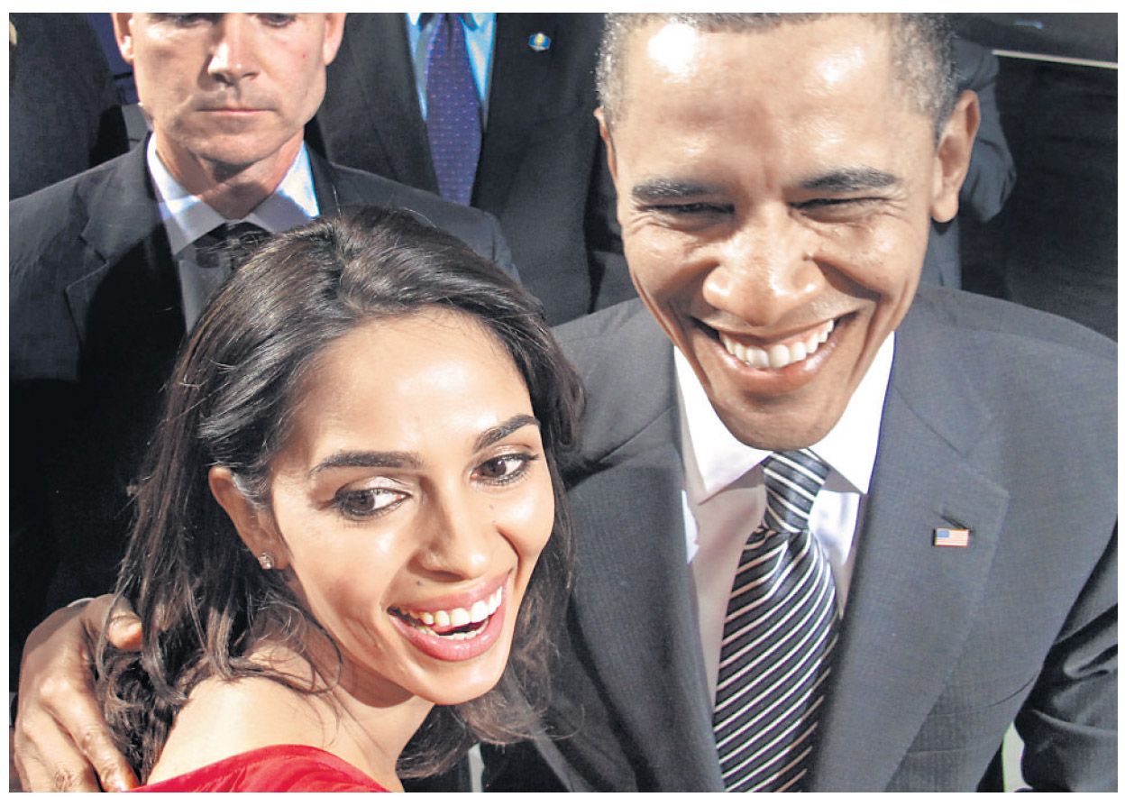 Mallika Sherawat meets Barack Obama