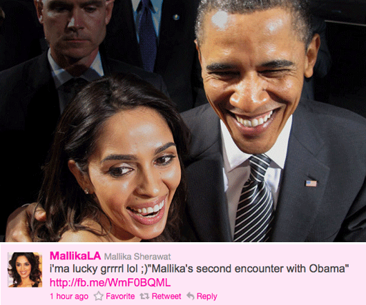 Mallika Sherawat and Barack Obama