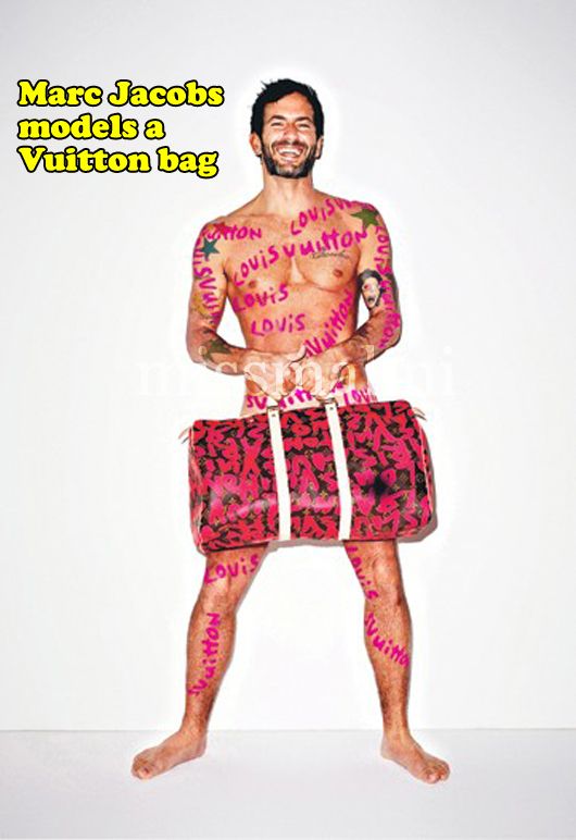 Marc Jacobs hides his modesty with Louis Vuitton