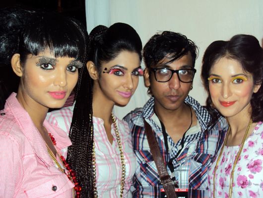 Models with Rehan Shah (the choreographer)