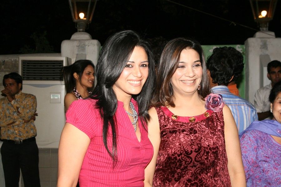 Mona Singh and Larra Shah