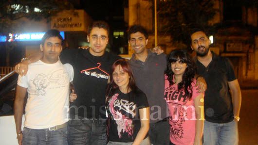 These are his peeps! (Of course Avantika's there too she's adorable) they came to pick him up and take him to Noorani!