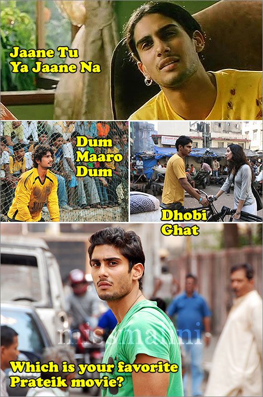 Prateik Babbar in Jaane Tu Ya Jaane Na, Dum Maaro Dum and Dhobi Ghat