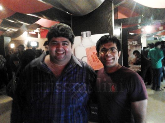 Rajat Rawail (producer) with Shahid Hassan (casting director)