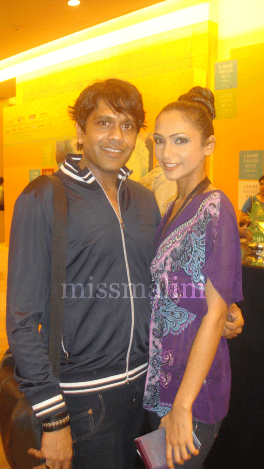 Rocky S. (going to see his show tonight!) and Shamita Singha