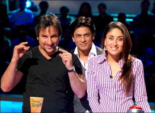 Saif Ali Khan, Shah Rukh Khan and Kareena Kapoor