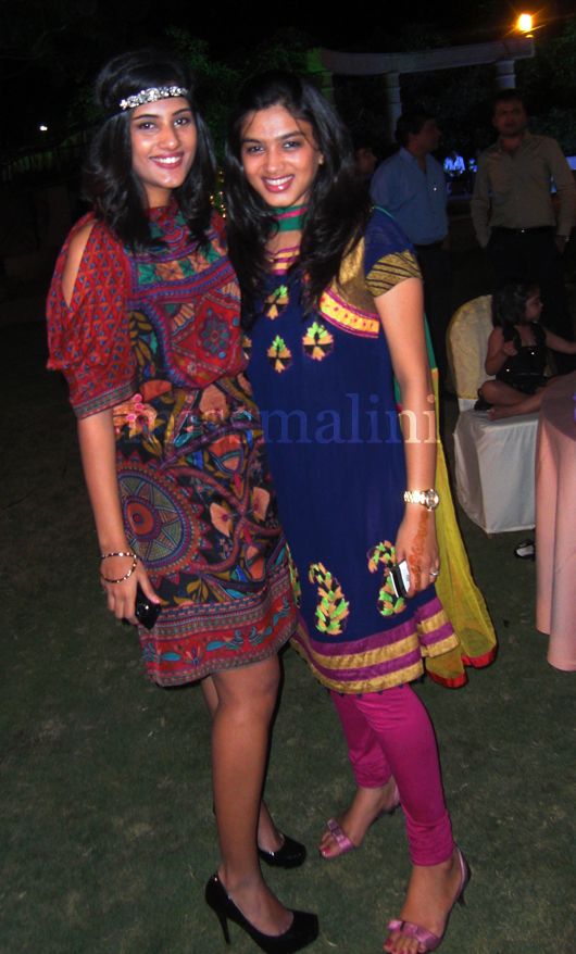 At the Sangeet -  Tribal influence
