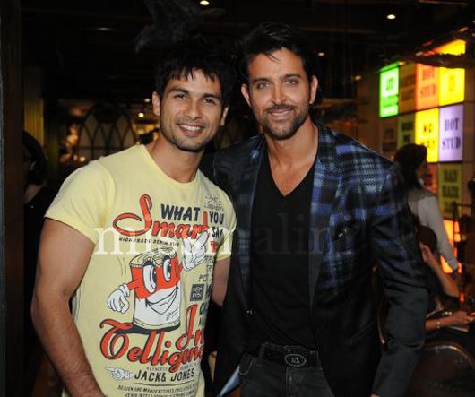 Shahid Kapur and Hrithik Roshan