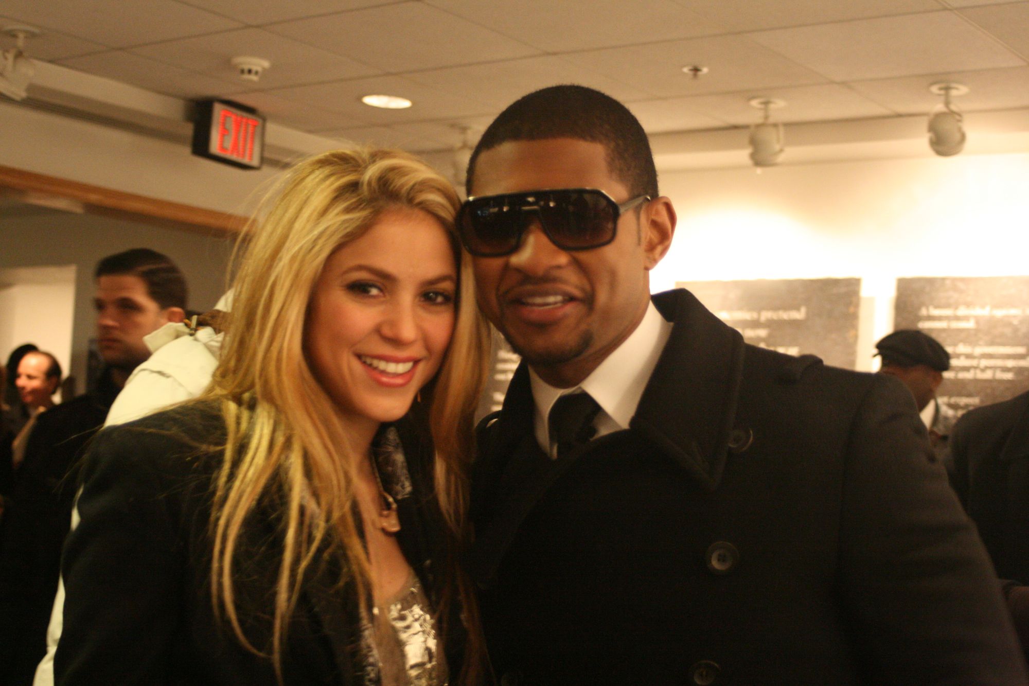Shakira and Usher