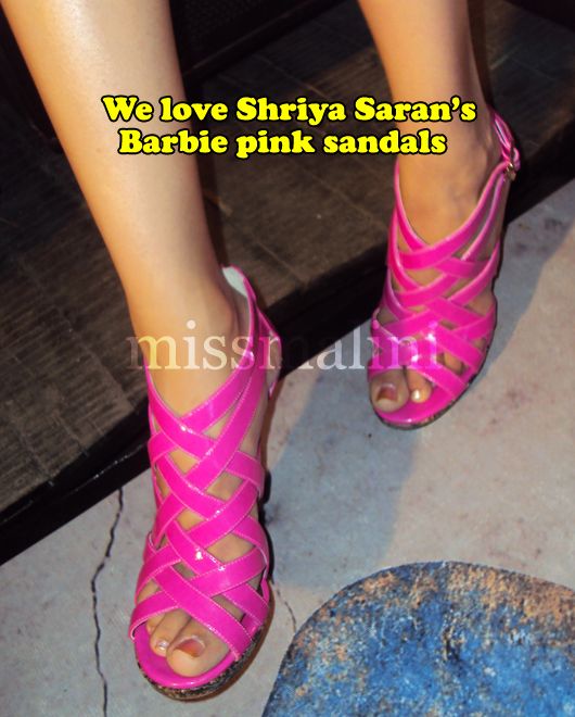 Shriya Saran's fab footwear